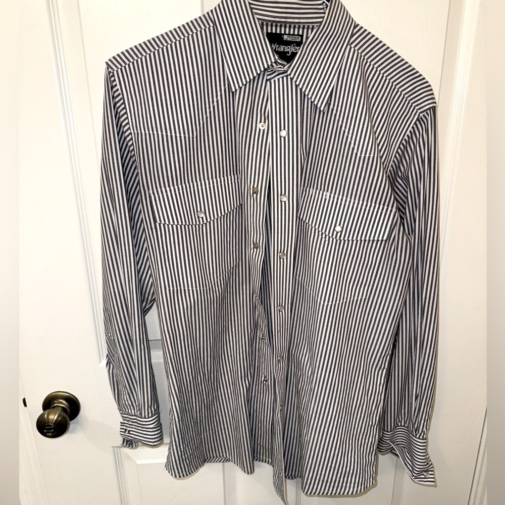 Vintage striped wrangler shirt